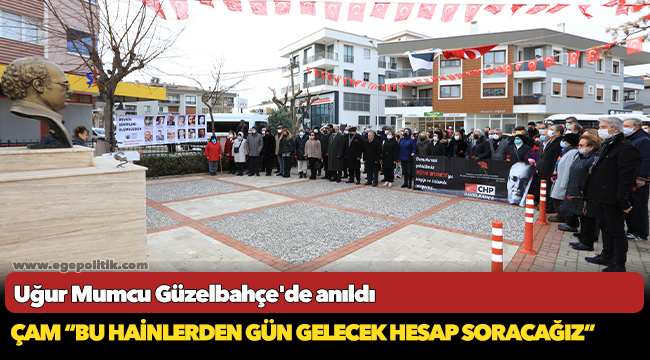 29.Yılında ‘Mumcu’ Güzelbahçe’de Anıldı