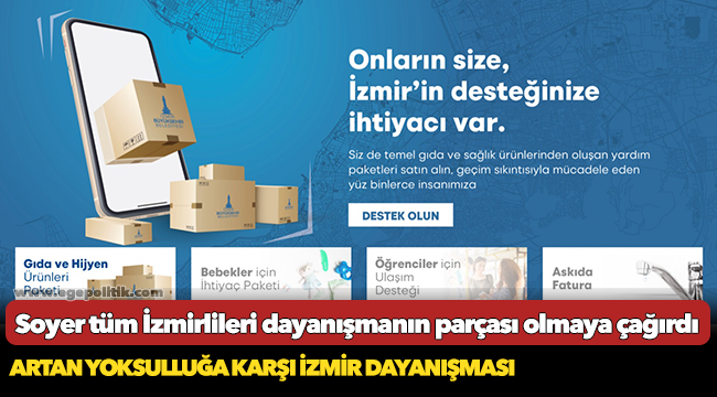 Artan yoksulluğa karşı İzmir Dayanışması