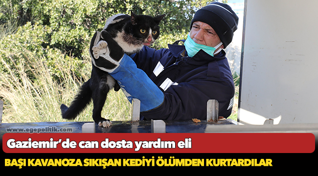 Başı sıkışan can dosta yardım eli