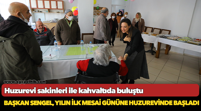 Başkan Ceritoğlu Sengel Yılın İlk Mesai Gününe Huzurevinde Başladı
