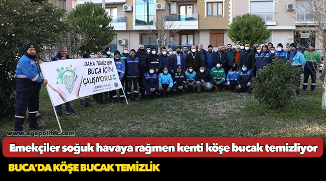 Buca’da köşe bucak temizlik