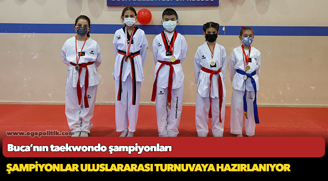 Buca’nın taekwondo şampiyonları