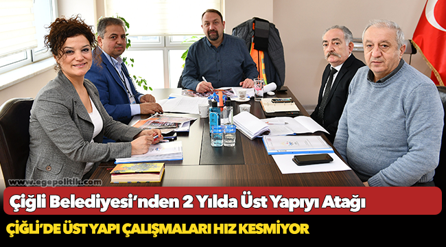 Çiğli Belediyesi’nden 2 Yılda Üst Yapıyı Atağı