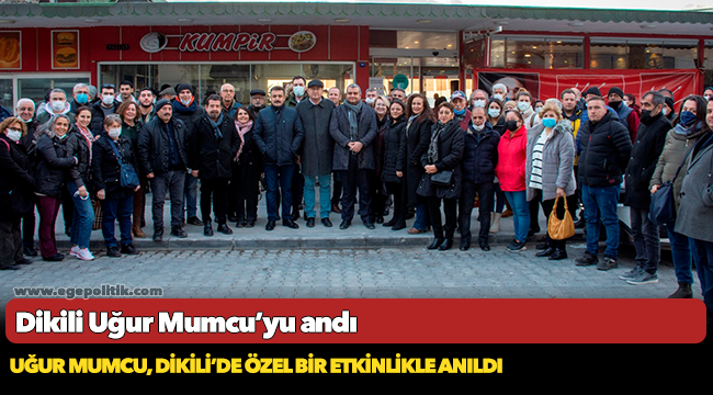 Dikili Uğur Mumcu’yu andı
