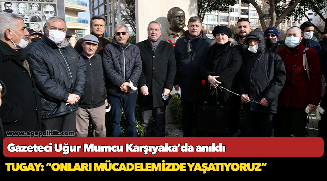Gazeteci Uğur Mumcu Karşıyaka’da anıldı