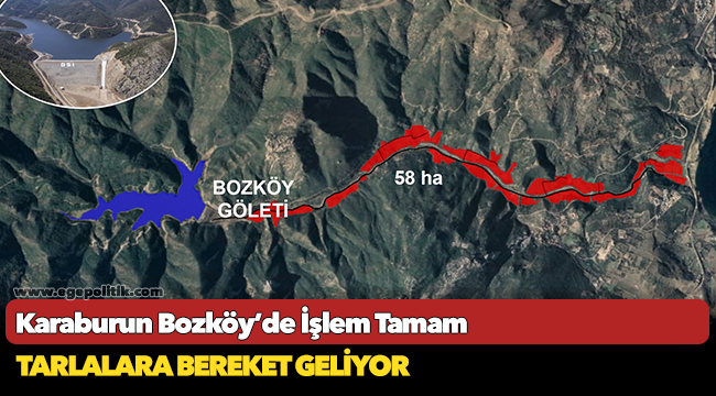 Karaburun Bozköy’de İşlem Tamam