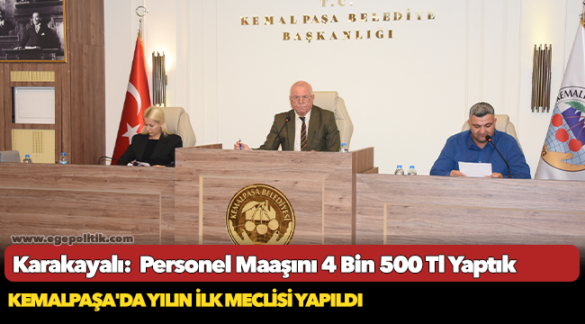 Karakayalı:  Personel Maaşını 4 Bin 500 Tl Yaptık