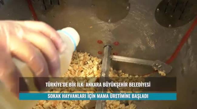 MANSUR YAVAŞ: “SOKAKTAKİ DOSTLARIMIZ İÇİN HİJYENİK VE SAĞLIKLI MAMA ÜRETMEYE BAŞLADIK”