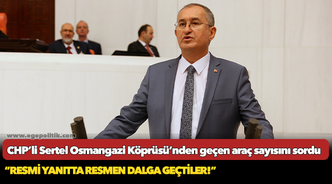 Sertel: Halktan bilgi kaçırıyorlar ama hukuktan kaçamayacaklar