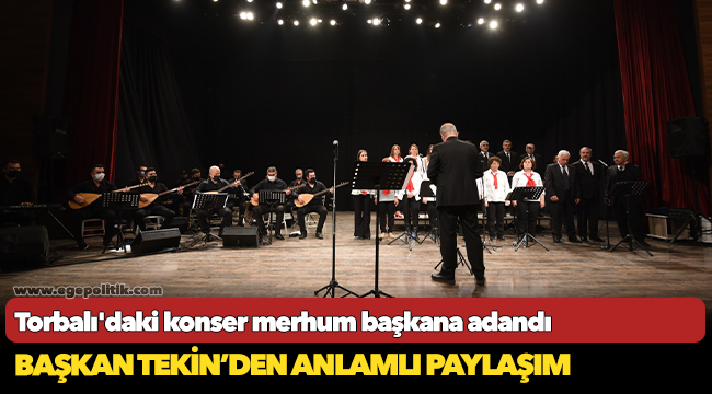 Torbalı’da türkü tadında akşam