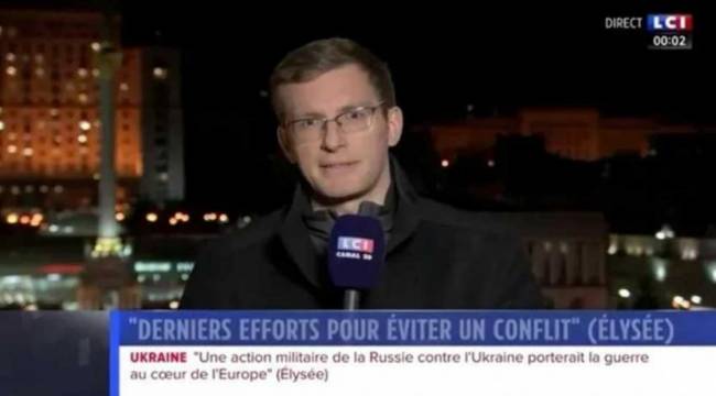 6 farklı dilde 6 ülkeye Ukrayna&#039;dan canlı yayın yaptı: Muhabirin görüntüleri viral oldu