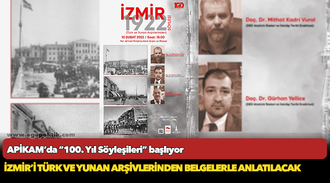 APİKAM’da “100. Yıl Söyleşileri” başlıyor