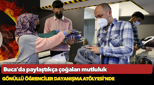 Buca’da paylaştıkça çoğalan mutluluk