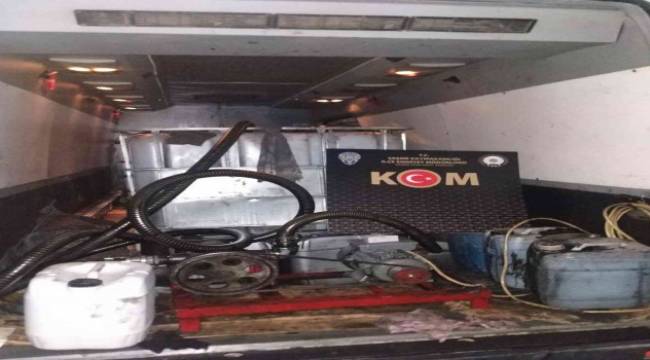 Çeşme'de 2 bin litre kaçak akaryakıt ele geçirildi