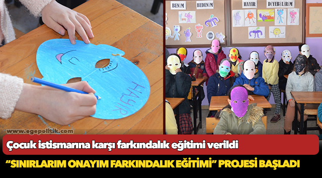 Çocuk istismarına karşı farkındalık eğitimi verildi