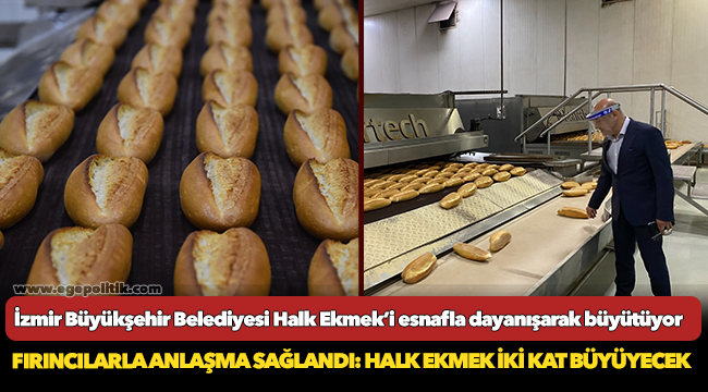 Fırıncılarla anlaşma sağlandı: Halk Ekmek iki kat büyüyecek