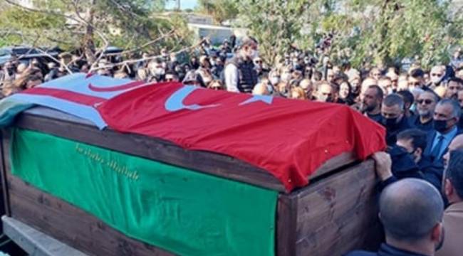 Halil Falyalı'ya 'bayraklı' cenaze töreni: Başbakan da katıldı