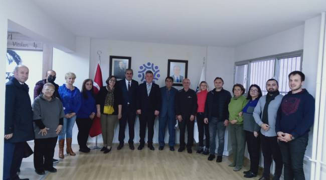 İzmir Azerbaycanlılar Kültür ve Dayanışma Derneği'nden Memleket Partisi'ne ziyaret