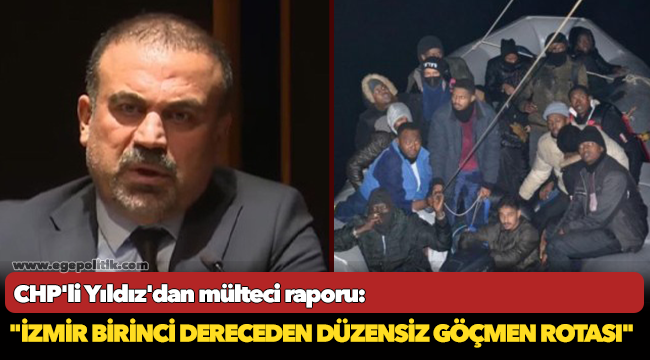 "İzmir birinci dereceden düzensiz göçmen rotası"