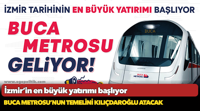 İzmir’in en büyük yatırımı başlıyor