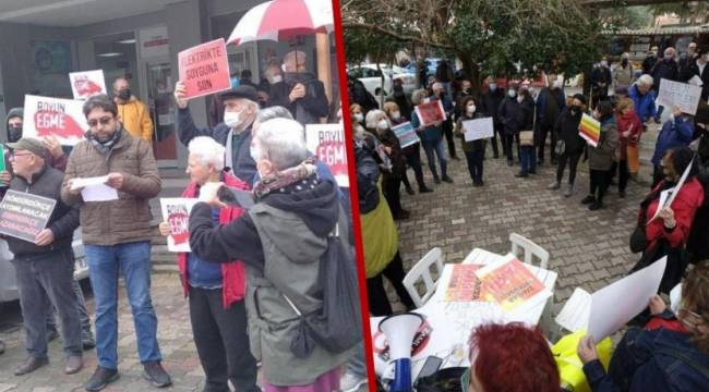 Karaburun ve Çeşme'de fatura soygununa karşı eylem