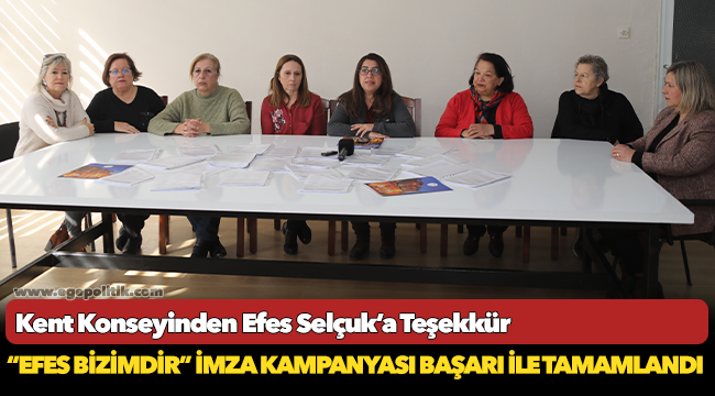 Kent Konseyinden Efes Selçuk’a Teşekkür