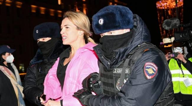 Moskova'da 600 kişi gözaltına alındı