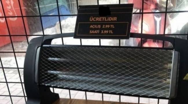 Restoranlar elektrikli ısıtıcılardan ücret almaya başladı