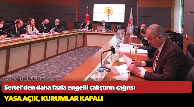 Sertel’den daha fazla engelli çalıştırın çağrısı