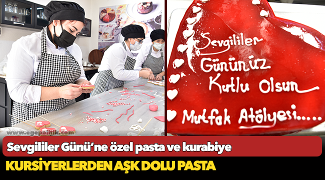Sevgililer Günü’ne özel pasta ve kurabiye