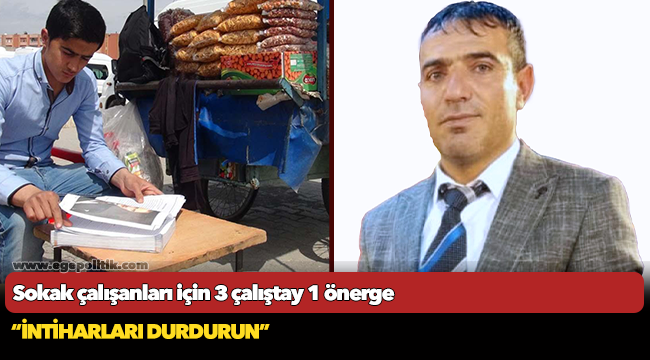 Sokak çalışanları için 3 çalıştay 1 önerge