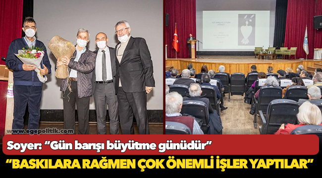 Soyer: “Gün barışı büyütme günüdür”