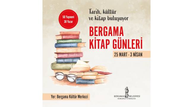 Bergama Kitap Günleri için geri sayım başladı