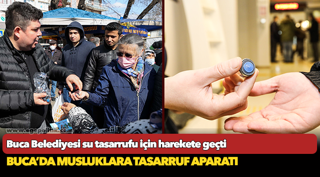 Buca Belediyesi su tasarrufu için harekete geçti