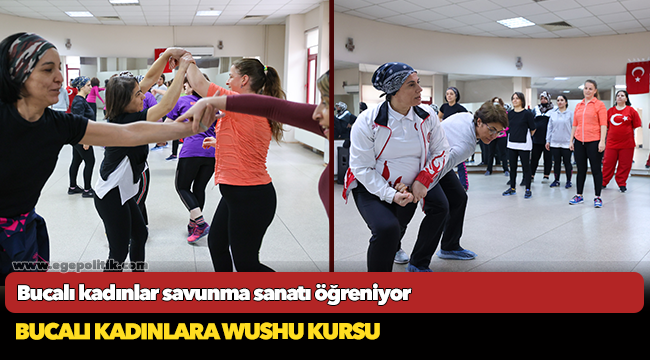 Bucalı kadınlar savunma sanatı öğreniyor