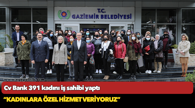 Cv Bank 391 kadını iş sahibi yaptı