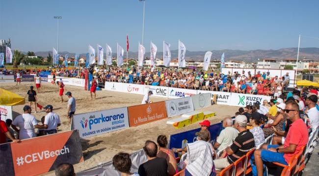 Dünya voleybolunun kalbi Dikili'de atacak