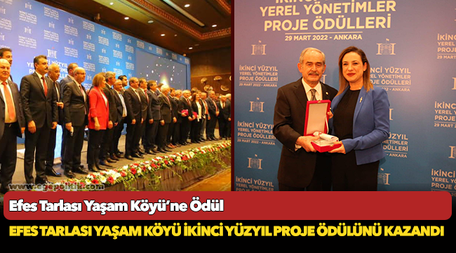 Efes Tarlası Yaşam Köyü’ne Ödül