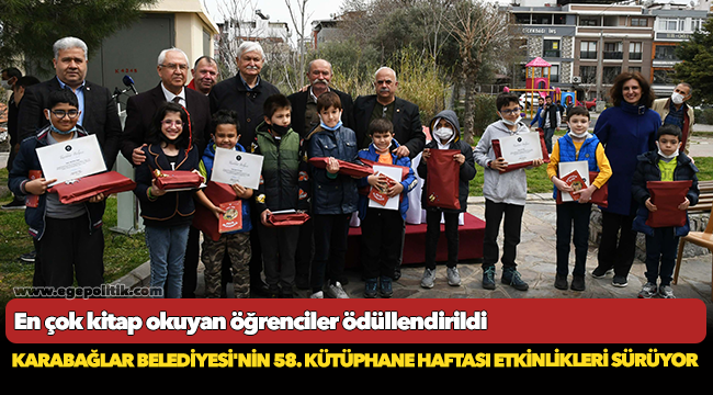 En çok kitap okuyan öğrenciler ödüllendirildi