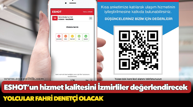 ESHOT’un hizmet kalitesini İzmirliler değerlendirecek