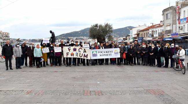 FOÇA KENT KONSEYİ'NDEN ‘‘SAVAŞA HAYIR!’’