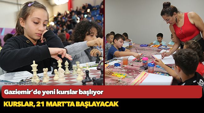 Gaziemir’de yeni kurslar başlıyor