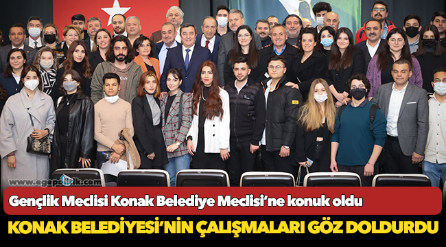 Gençlik Meclisi  Konak Belediye Meclisi’ne konuk oldu