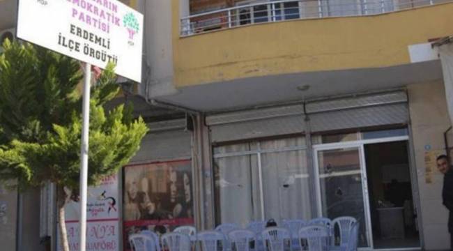 HDP'nin Erdemli İlçe binasına silahlı saldırı