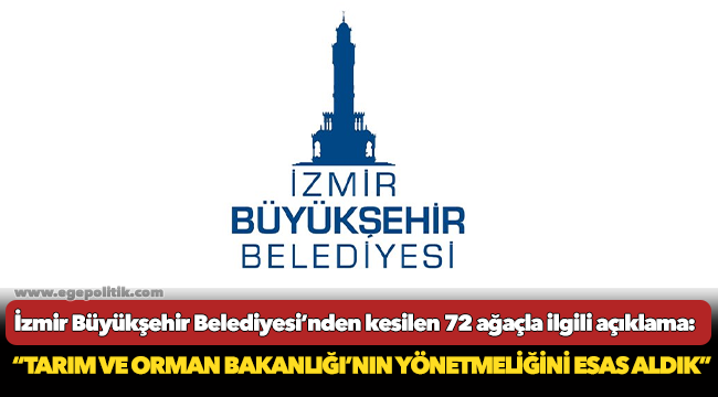 İzmir Büyükşehir Belediyesi’nden Kültürpark’ta kırmızı palmiye böceği nedeniyle öldüğü için kesilen 72 ağaçla ilgili açıklama