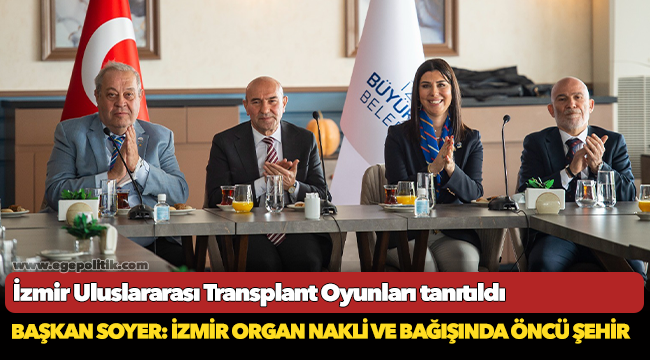 İzmir Uluslararası Transplant Oyunları tanıtıldı