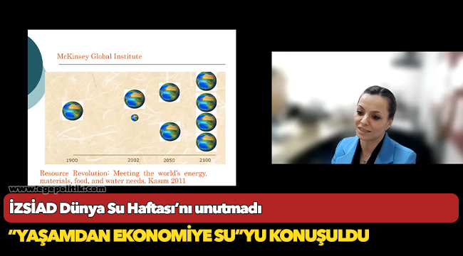 İZSİAD Dünya Su Haftası’nı unutmadı