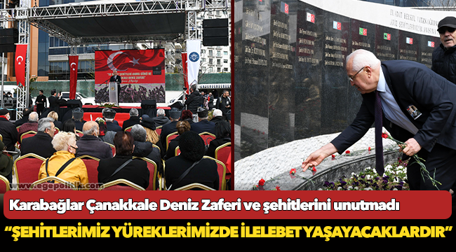 Karabağlar Çanakkale Deniz Zaferi ve şehitlerini unutmadı