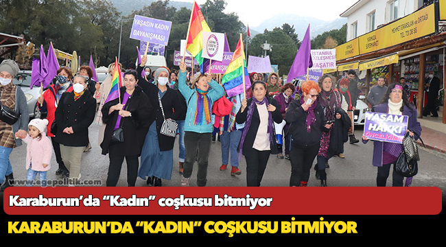 Karaburun’da “Kadın” coşkusu