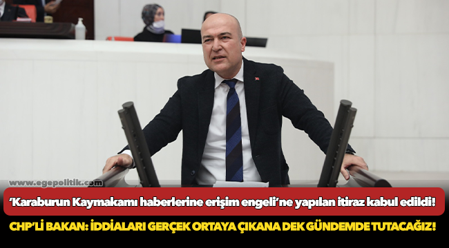 ‘Karaburun Kaymakamı haberlerine erişim engeli’ne yapılan itiraz kabul edildi!